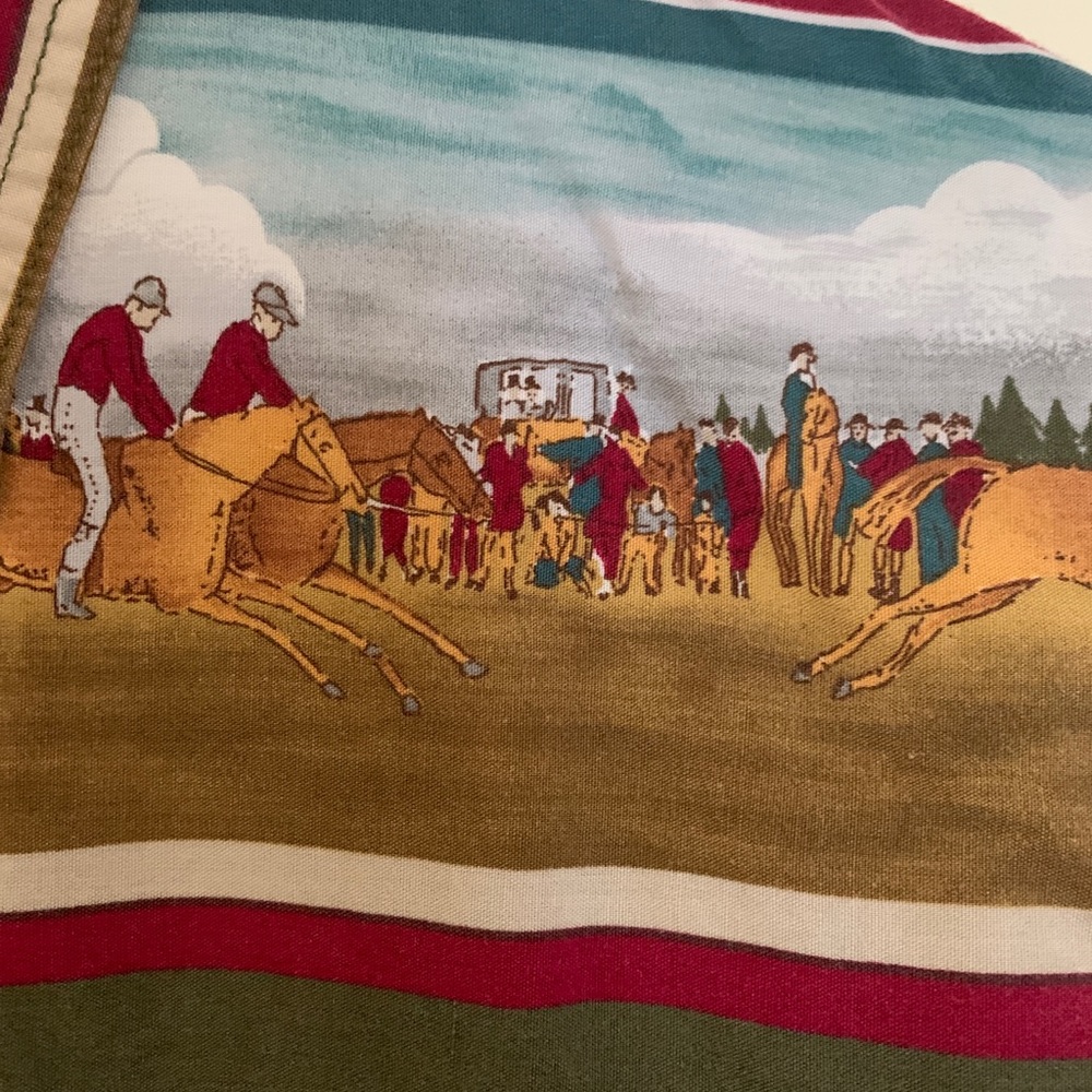 button up shirt - horses print